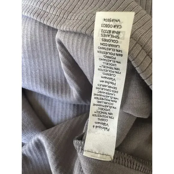 Alo Yoga Ribbed Insight Tank Purple Dusk Women's Size Small - Picture 13 of 14